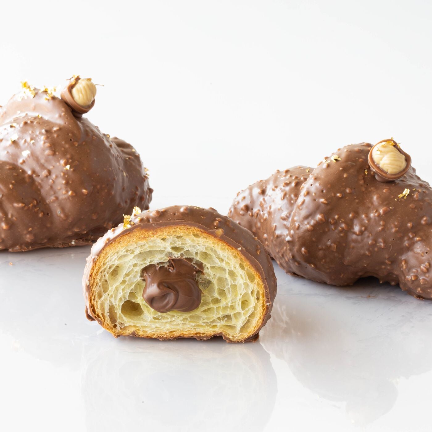 Nocciolata cream by IRCA in a croissant